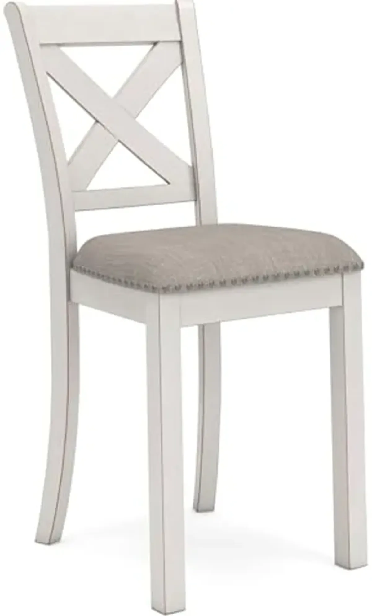 Signature Design by Ashley Robbinsdale Counter Height Bar Stool, 20" W x 23" D x 42" H, White