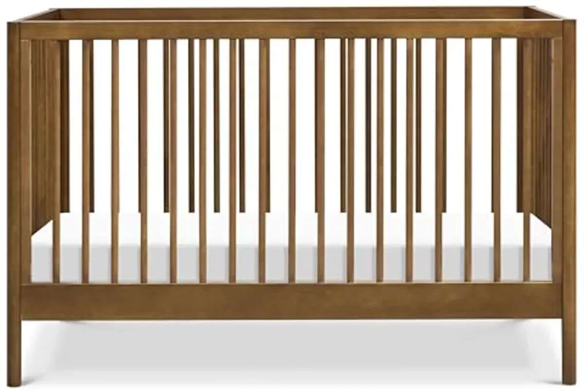 DaVinci, Birdie 3-in-1 Convertible Crib, Walnut, Easy Assemble, Greenguard Gold Certified