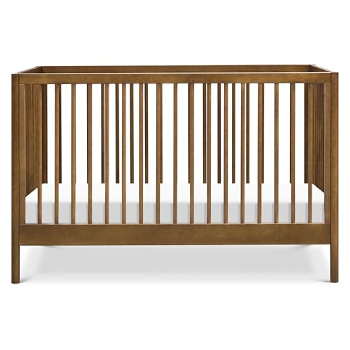 DaVinci, Birdie 3-in-1 Convertible Crib, Walnut, Easy Assemble, Greenguard Gold Certified