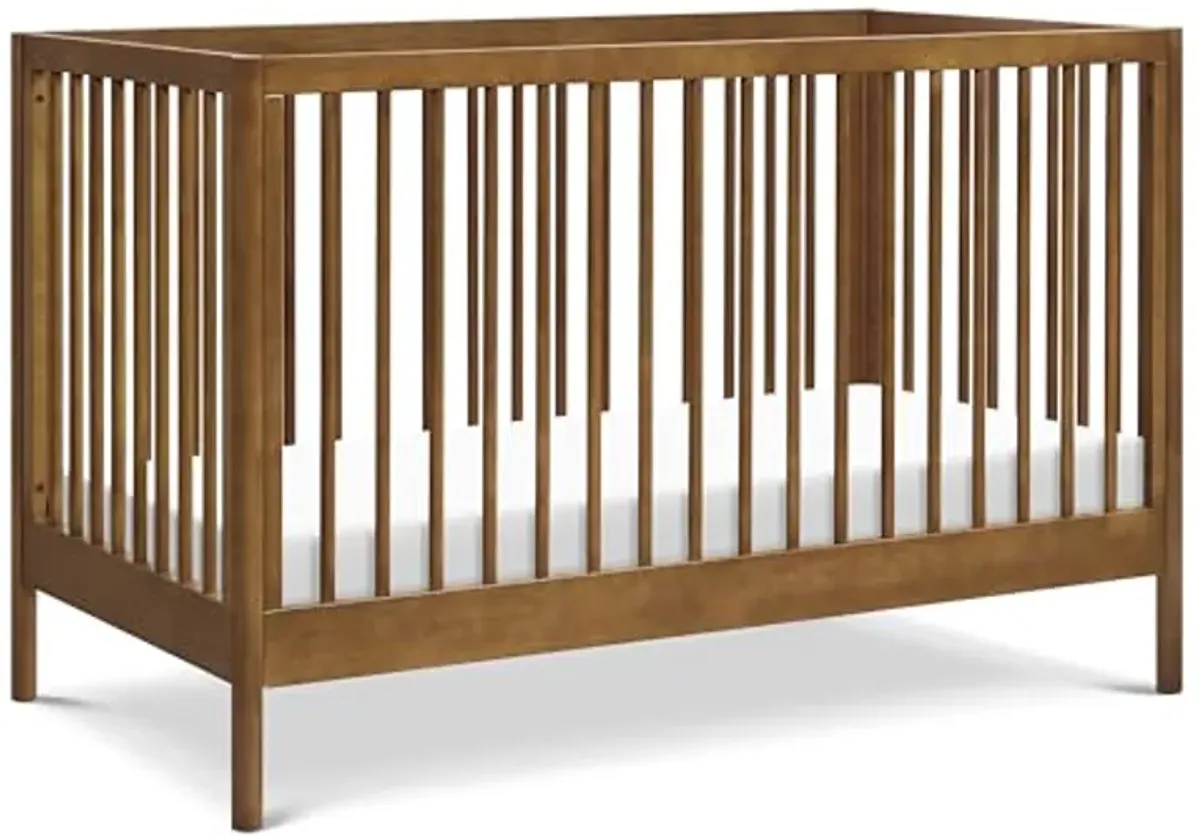 DaVinci, Birdie 3-in-1 Convertible Crib, Walnut, Easy Assemble, Greenguard Gold Certified