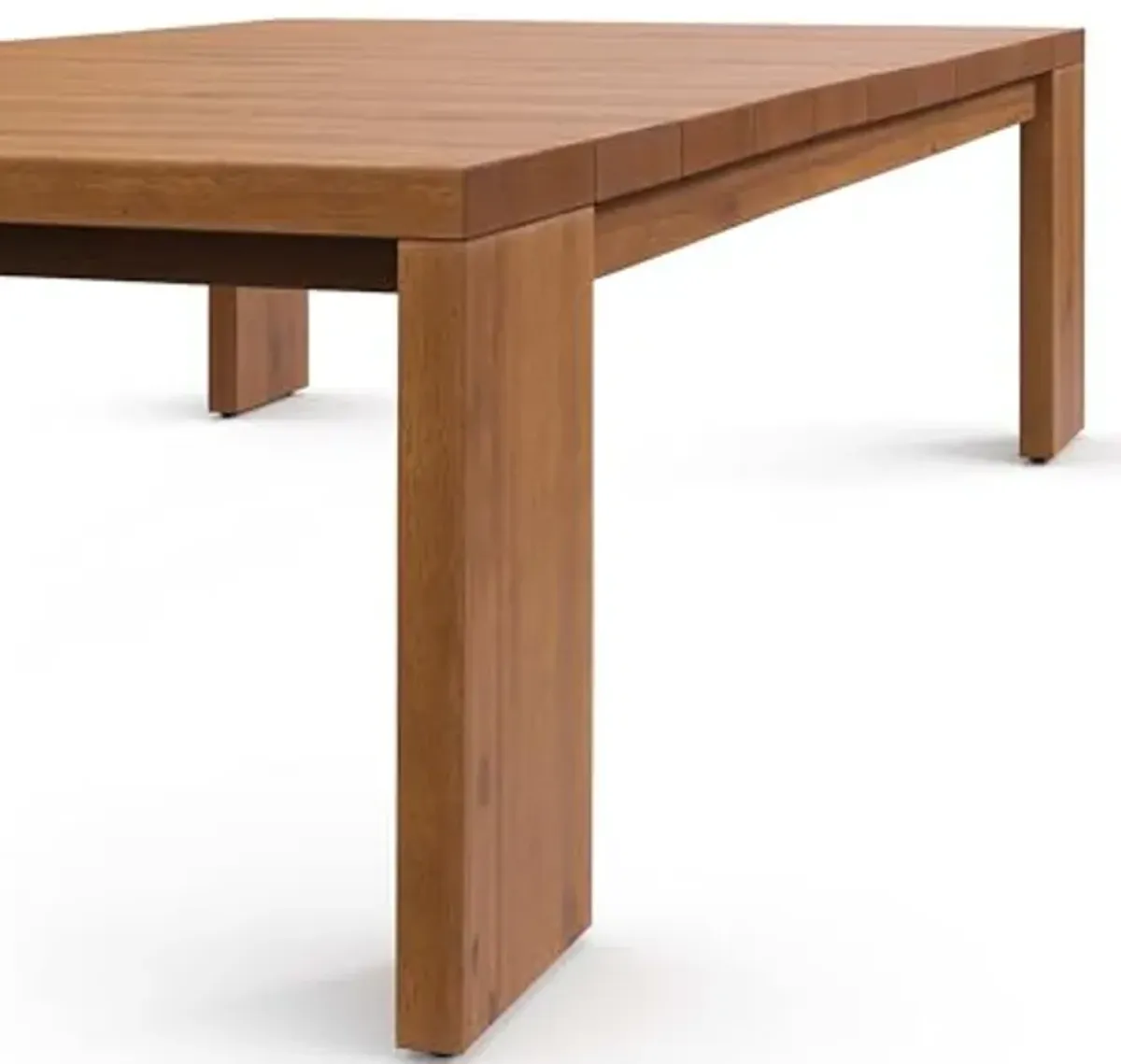 Modway Tahoe Acacia Wood Rectangular Outdoor Patio Coffee Table in Natural - Ideal as Garden Coffee Table or Porch Table