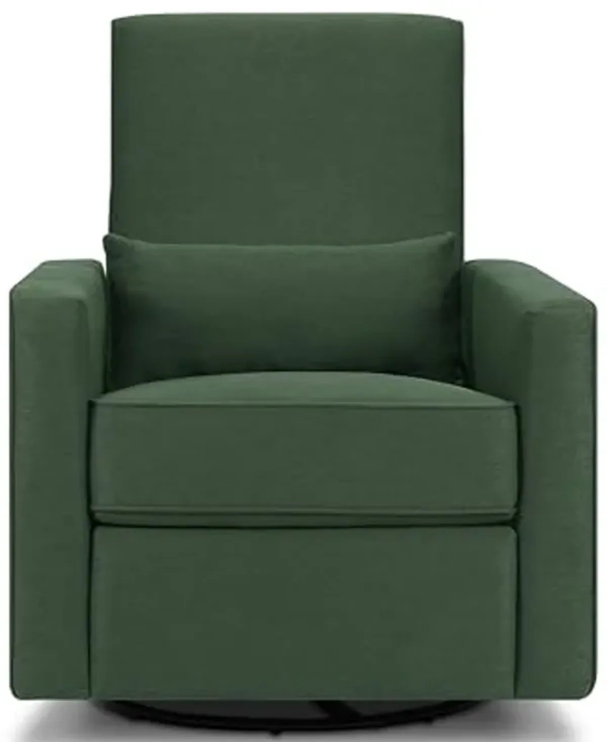 DaVinci Piper Upholstered Recliner and Swivel Glider in Pine Green, Greenguard Gold & CertiPUR-US Certified