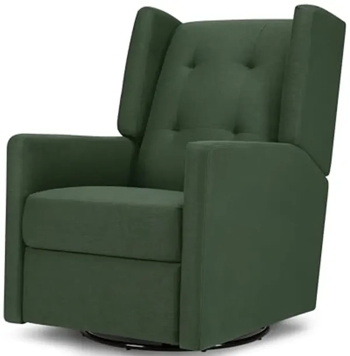 DaVinci Maddox Recliner and Swivel Glider in Pine Green, Greenguard Gold & CertiPUR-US Certified