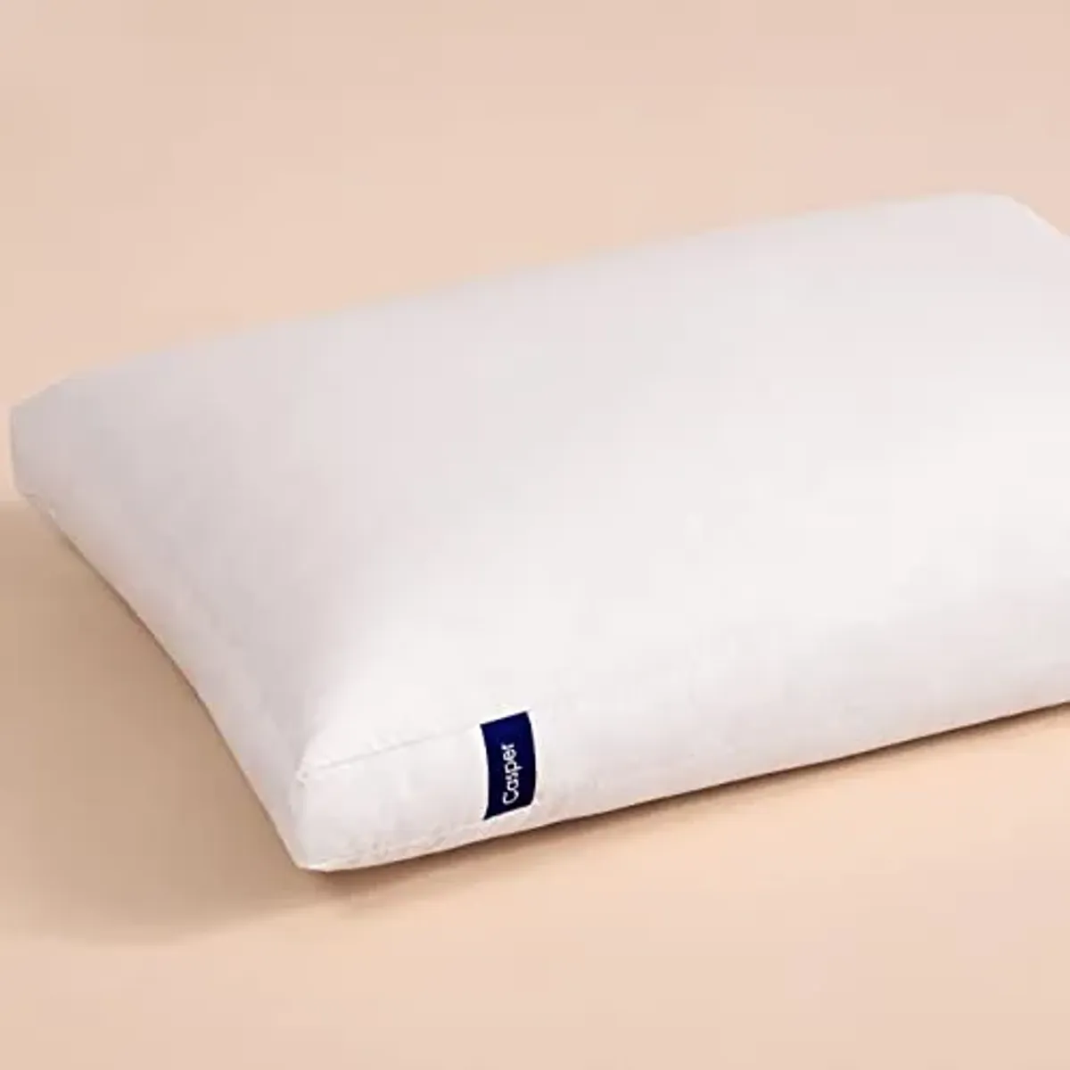 Casper Sleep Down Pillow for Sleeping, King, White & Sleep Hybrid Snow Pillow, King, White