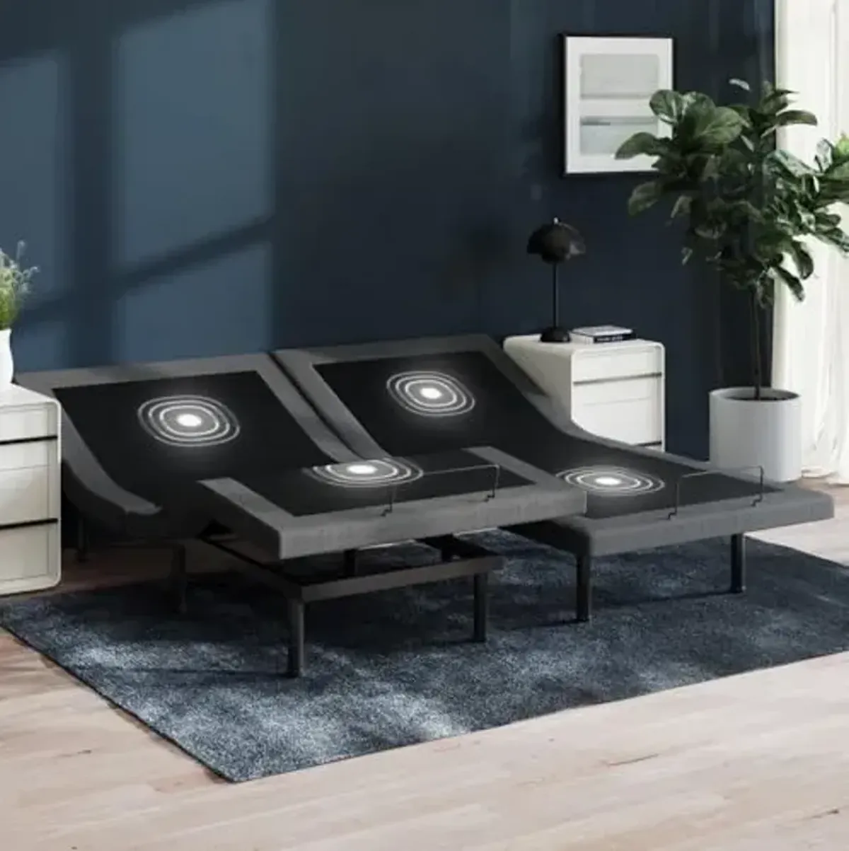 Nectar Premier Adjustable Base - Twin XL - Head & Foot Incline - Wireless Remote with Memory- 3 Massage Settings - 4 USB Ports - Anti-Snore & Zero Gravity - 1 Adjustable Base