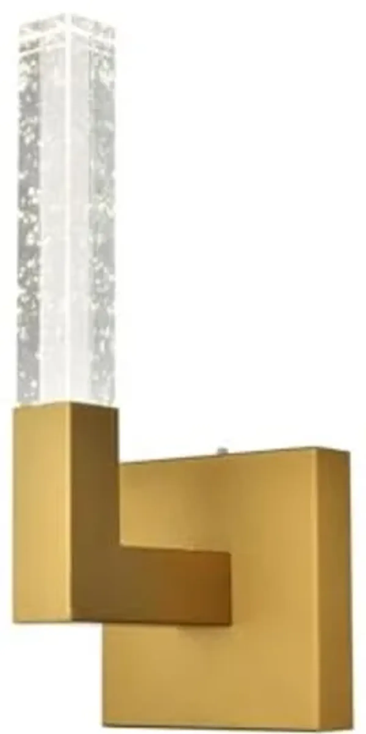 Elegant Lighting Noemi 1-Light Metal Adjustable LED Wall Sconce in Satin Gold