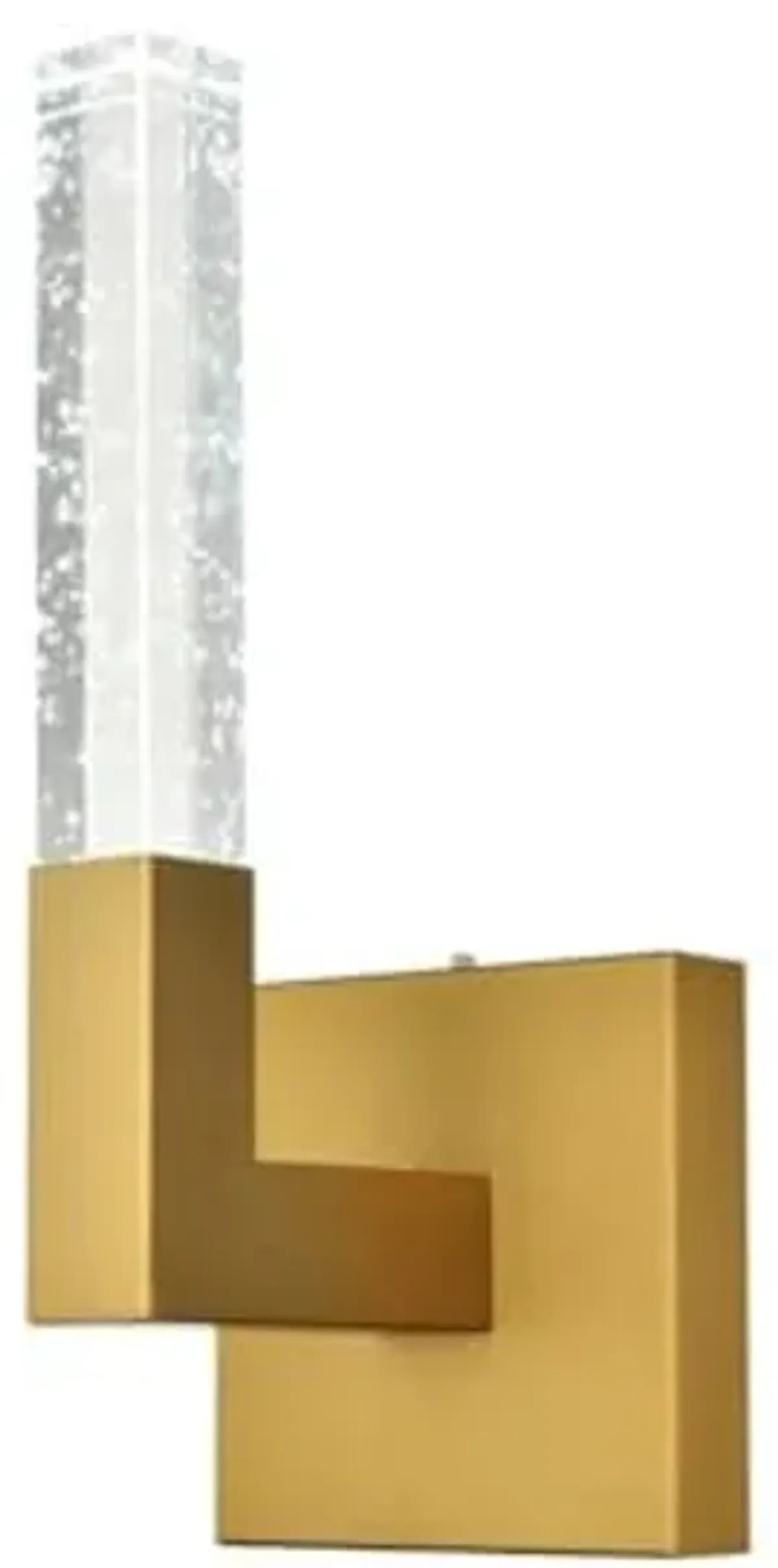 Elegant Lighting Noemi 1-Light Metal Adjustable LED Wall Sconce in Satin Gold