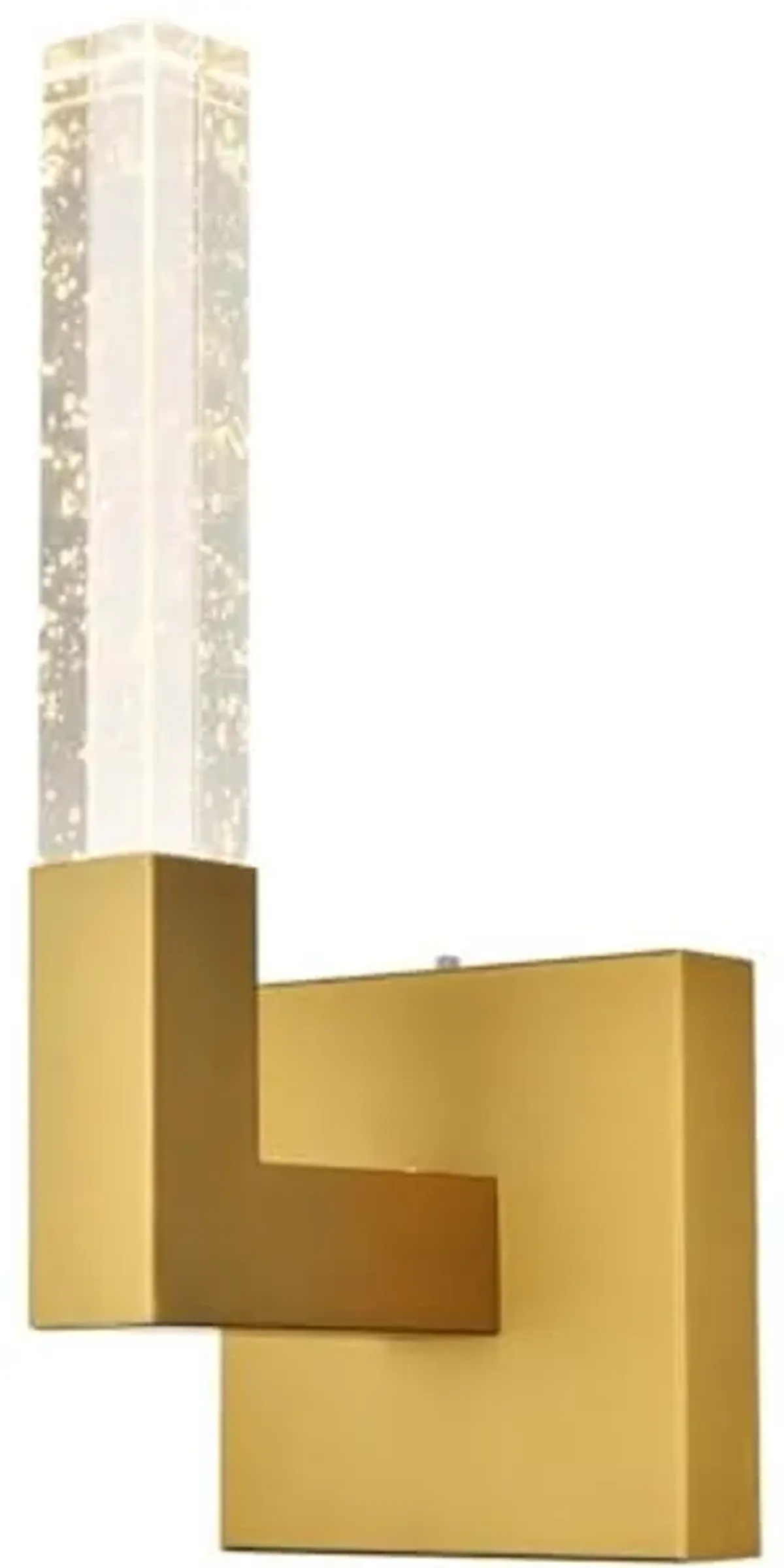 Elegant Lighting Noemi 1-Light Metal Adjustable LED Wall Sconce in Satin Gold