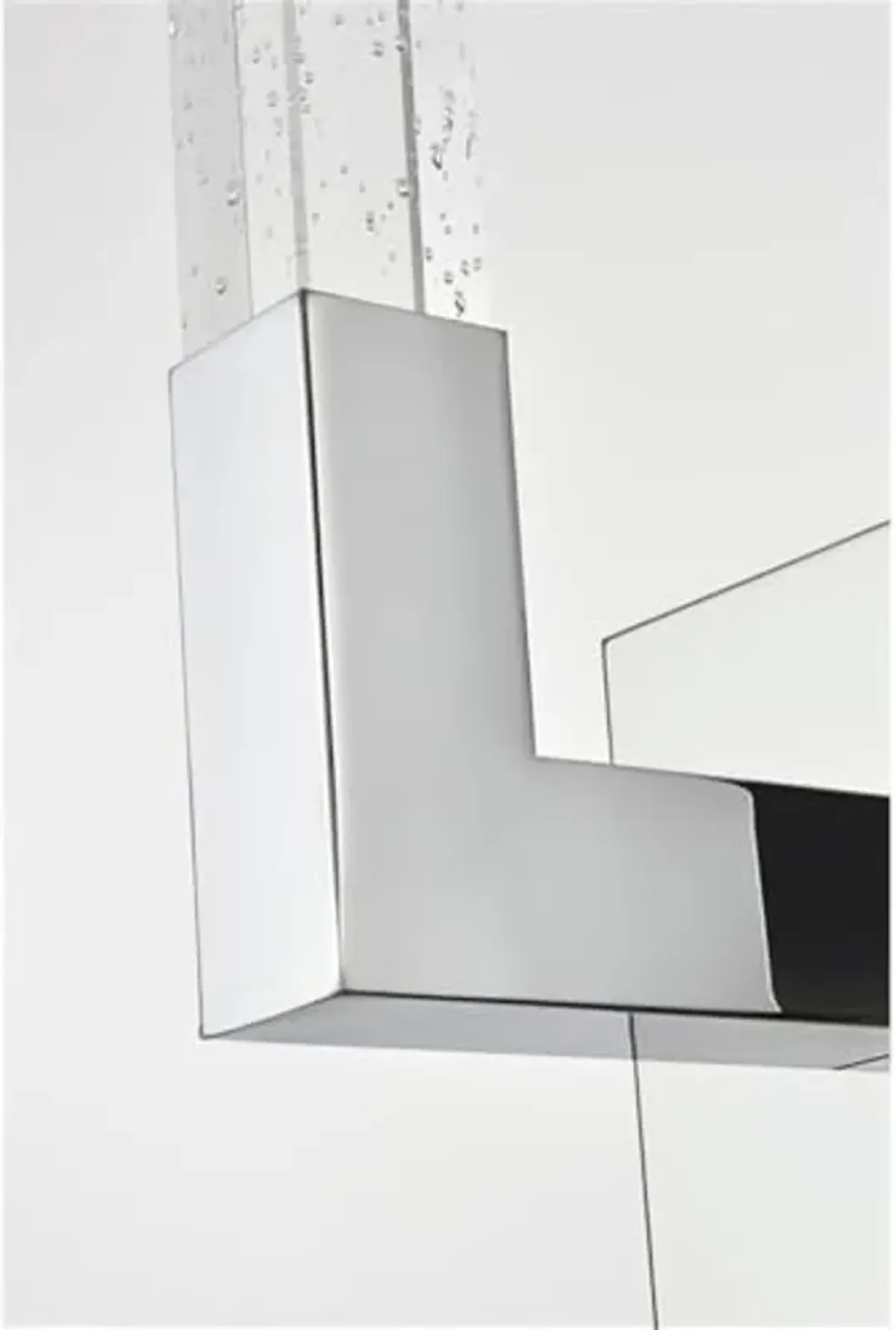 Elegant Lighting Noemi 1-Light Metal Adjustable LED Wall Sconce in Chrome/Clear