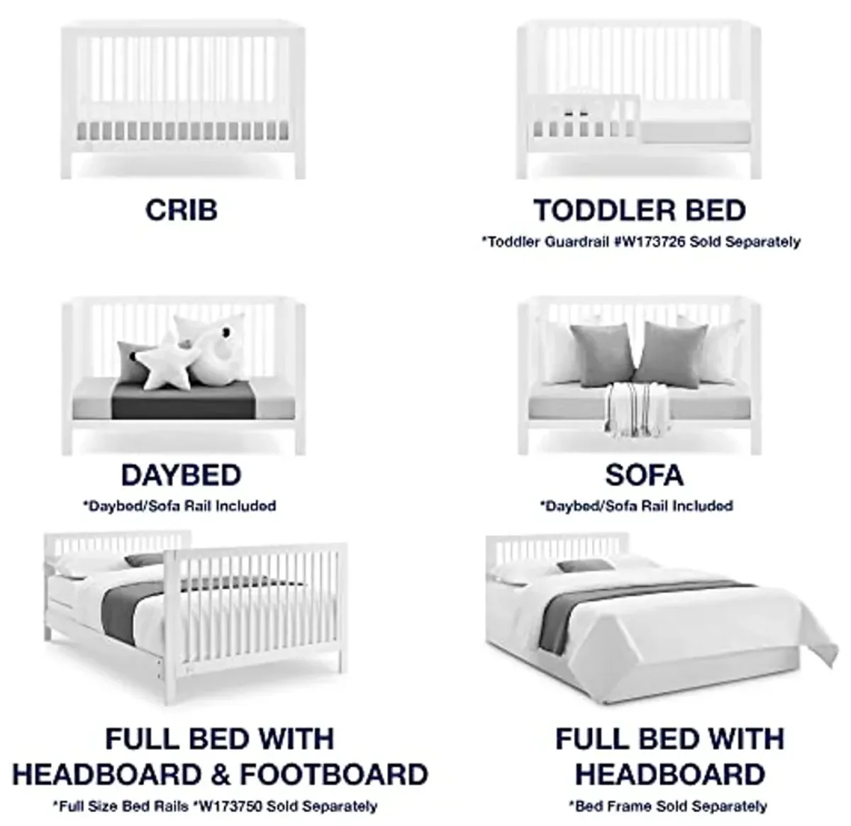 Delta Children babyGap Charlie 6-in-1 Convertible Crib + Brannan Bear Bookcase with Bins + Brannan Bear Wall Shelf with 4 Hooks, Bianca White (Bundle)