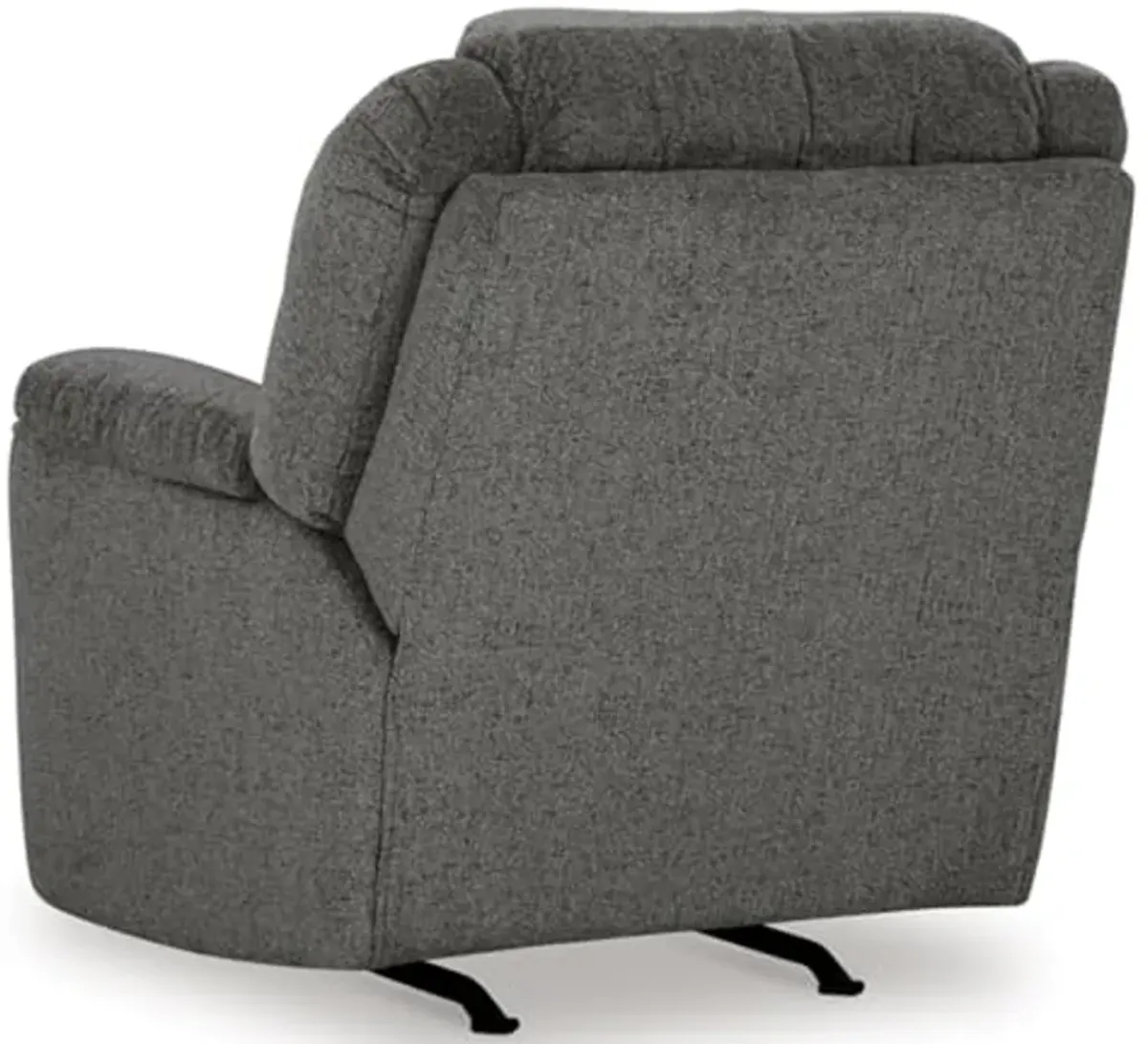 Signature Design by Ashley Bindura Casual Manual Rocker Recliner, Gray