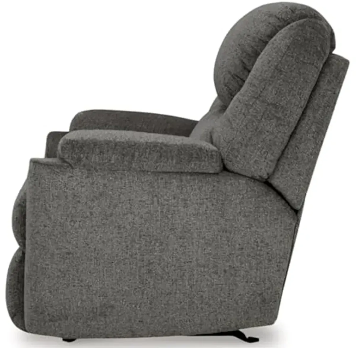 Signature Design by Ashley Bindura Casual Manual Rocker Recliner, Gray