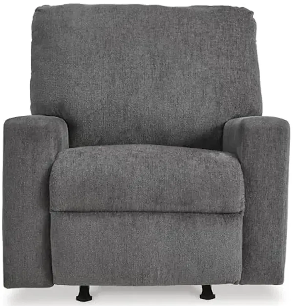 Signature Design by Ashley Rannis Casual Manual Rocker Recliner, Gray