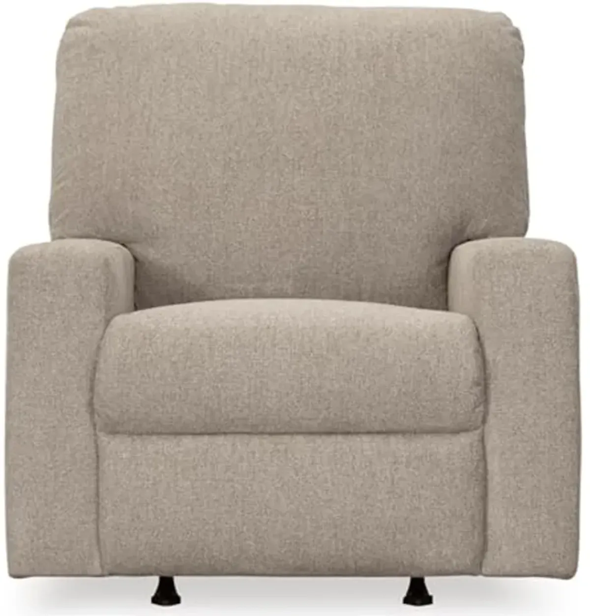 Signature Design by Ashley Deltona Casual Manual Rocker Recliner, Beige