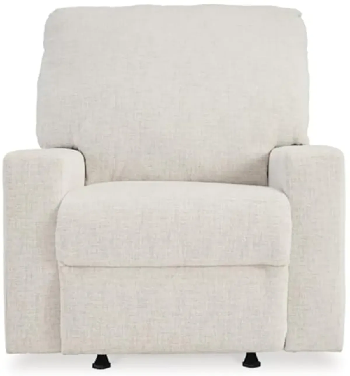 Signature Design by Ashley Rannis Casual Manual Rocker Recliner, White