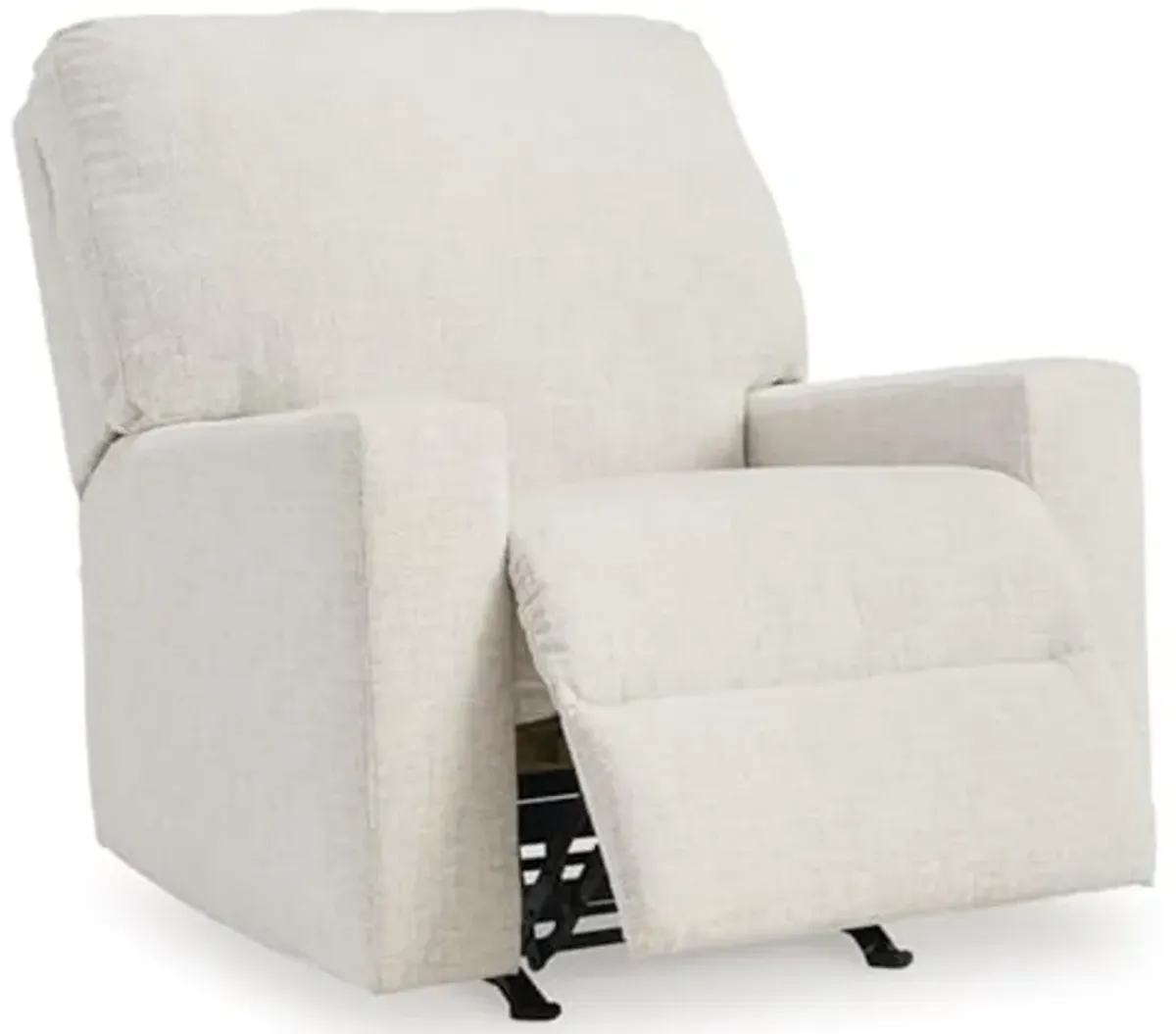 Signature Design by Ashley Rannis Casual Manual Rocker Recliner, White