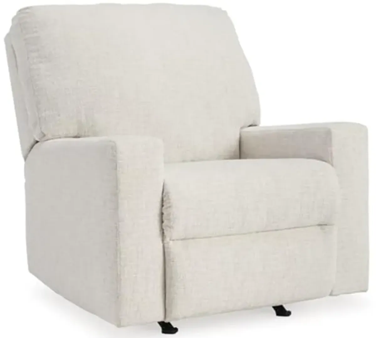 Signature Design by Ashley Rannis Casual Manual Rocker Recliner, White