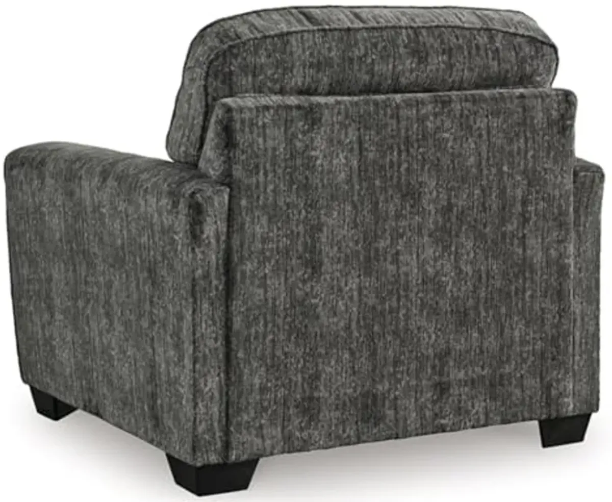 Signature Design by Ashley Lonoke Contemporary Upholstered Oversized Chair, Gray