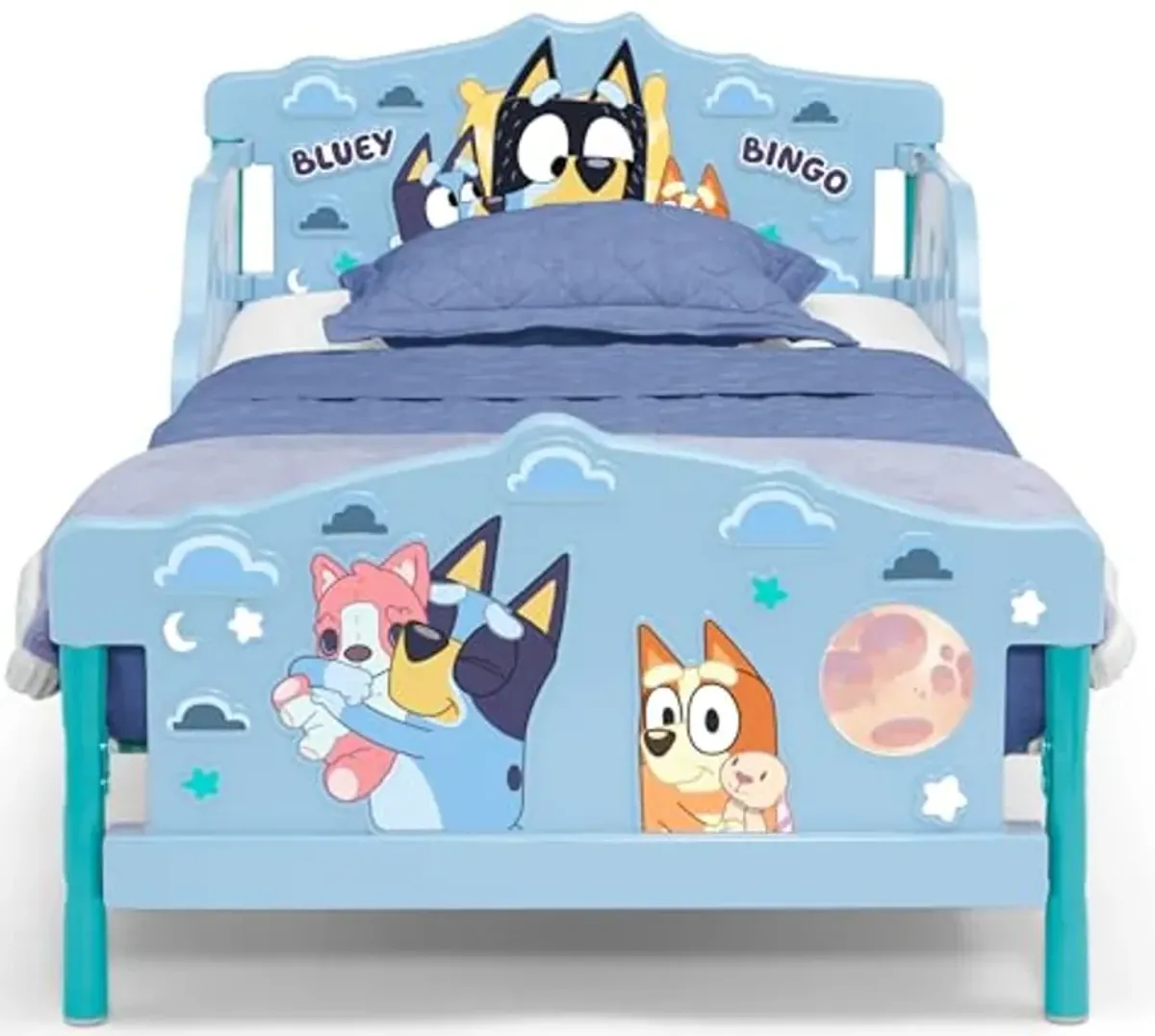 Delta Children - Bluey 3D Toddler Bed, Blue