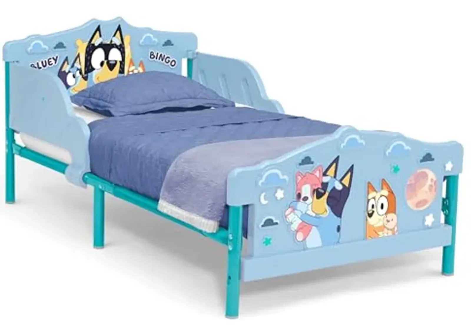 Delta Children - Bluey 3D Toddler Bed, Blue