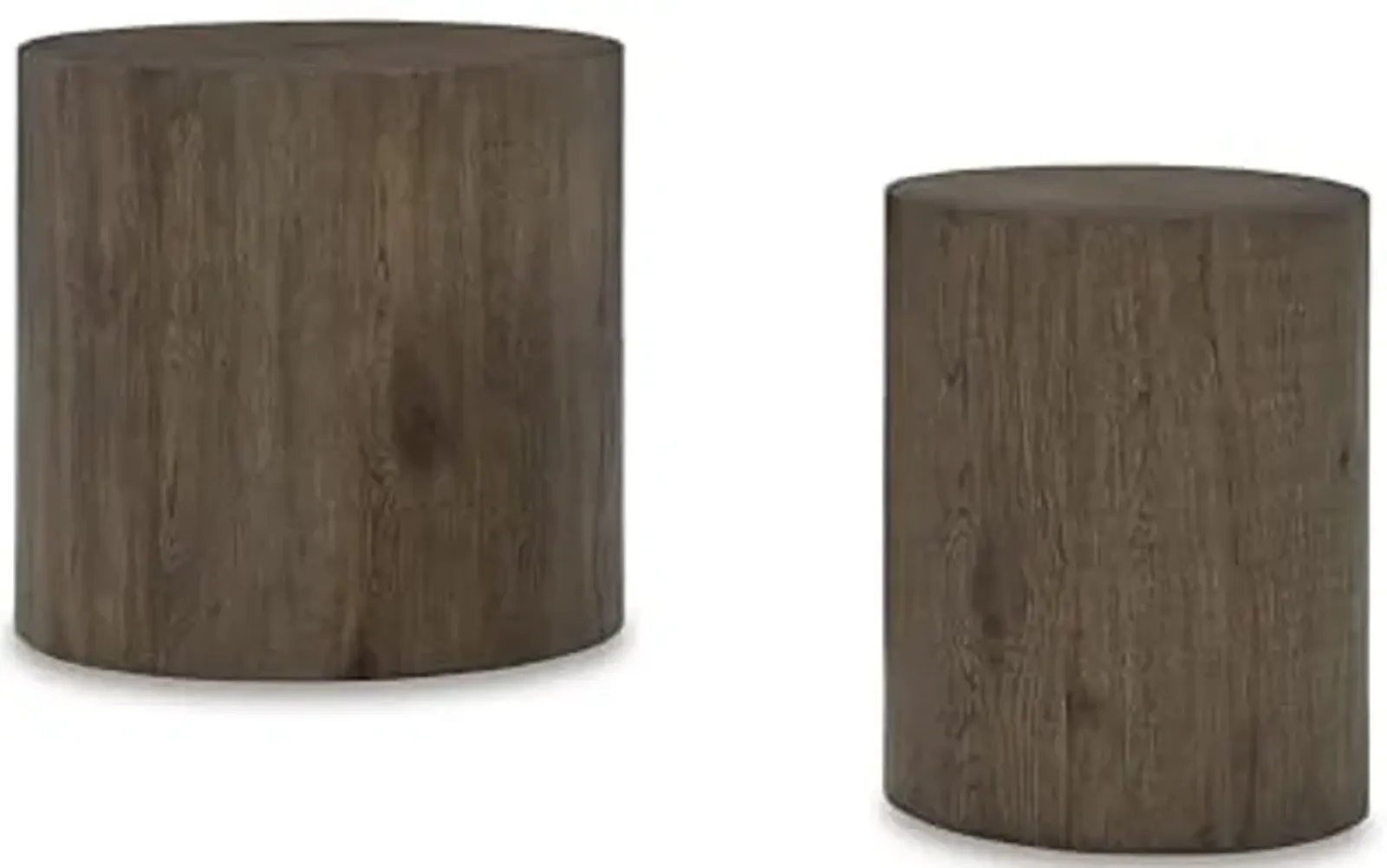 Signature Design by Ashley Cammund Round Accent Tables (Set of 2), Brown