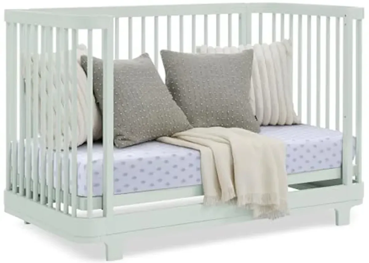 Delta Children Nest 4-in-1 Convertible Crib, Light Sage