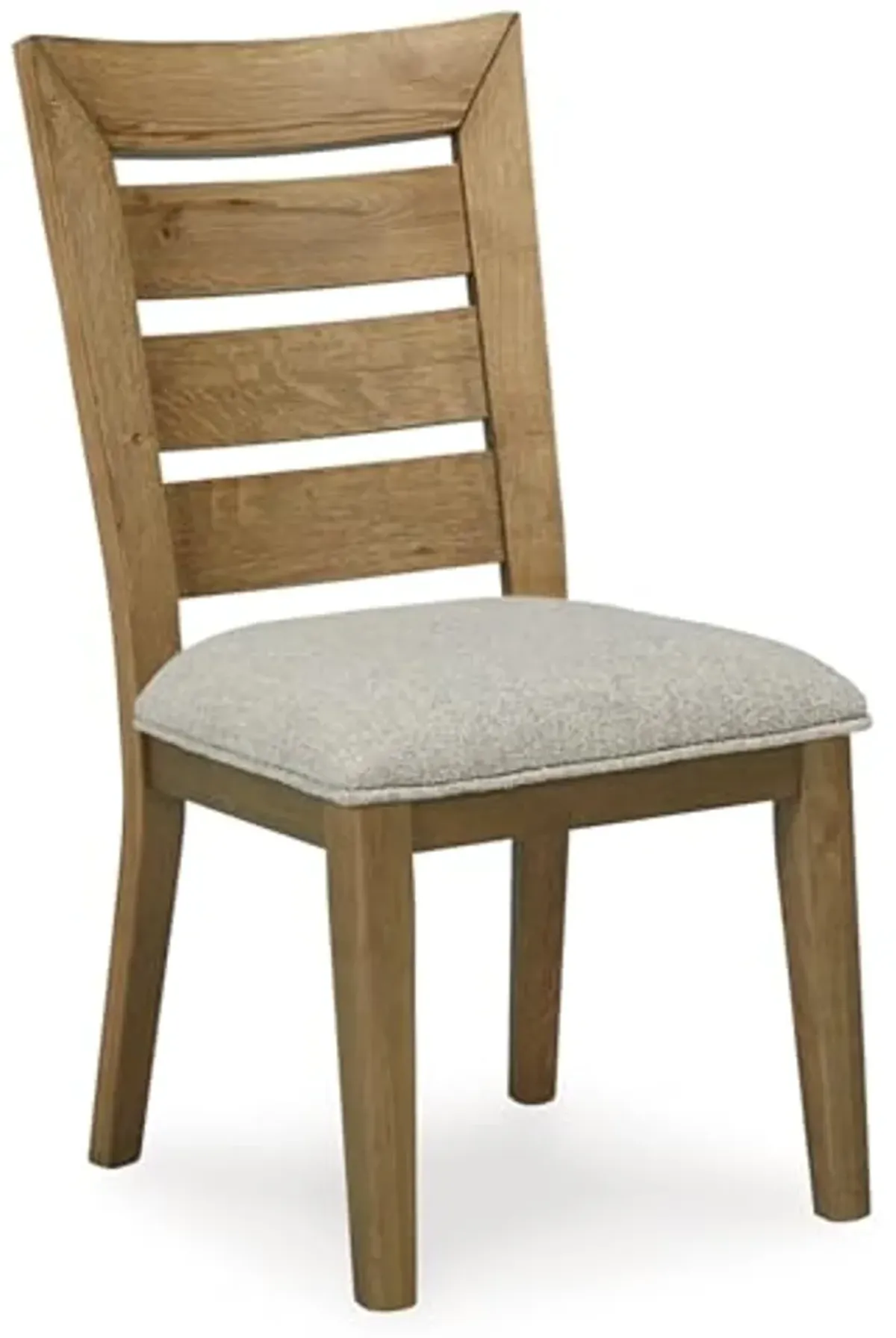 Signature Design by Ashley Galliden Urban Armless Upholstered Dining Chair, Set of 2, Light Brown & Light Gray