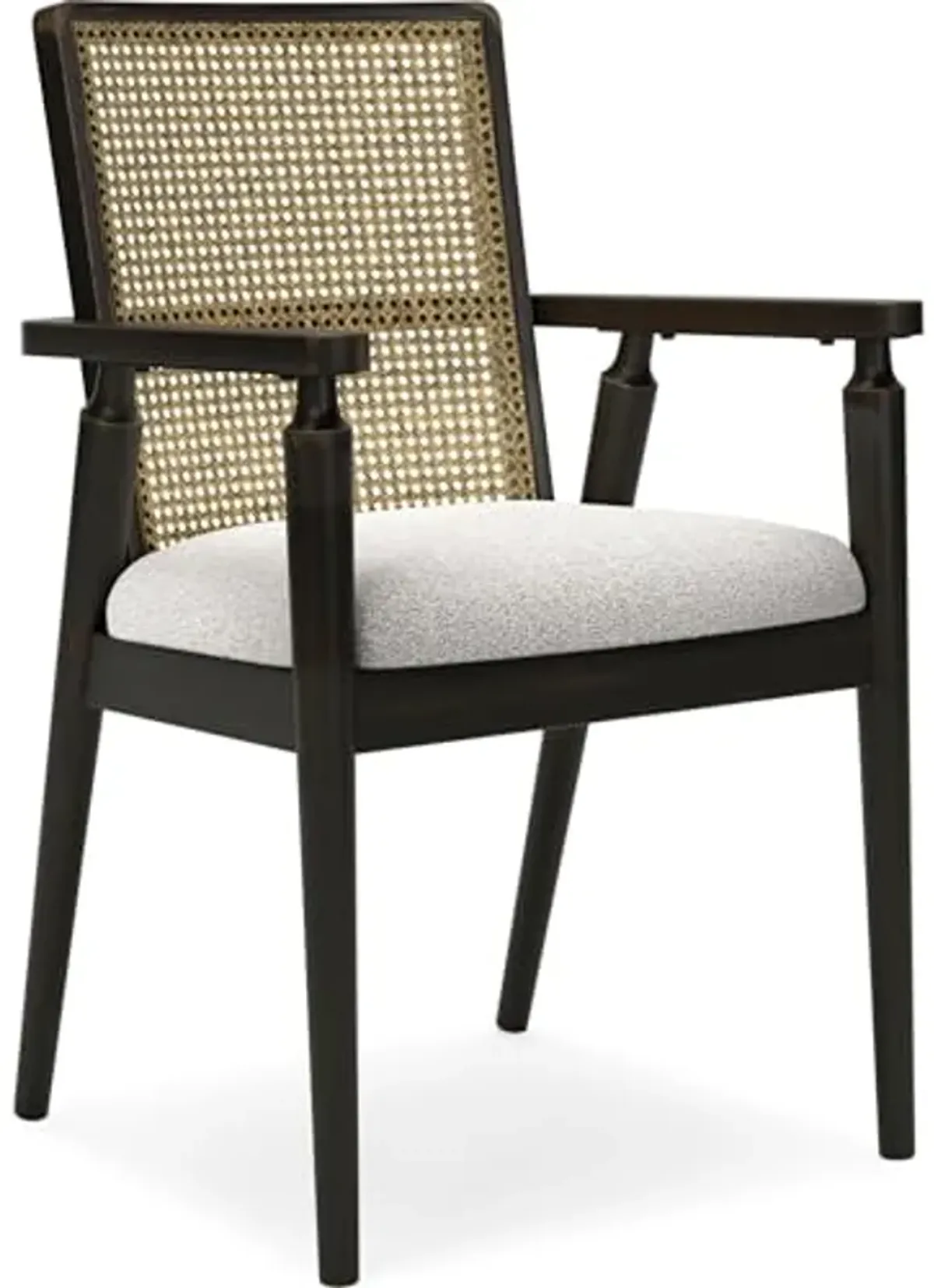 Signature Design by Ashley Galliden Dining Arm Chair, Set of 2, Black