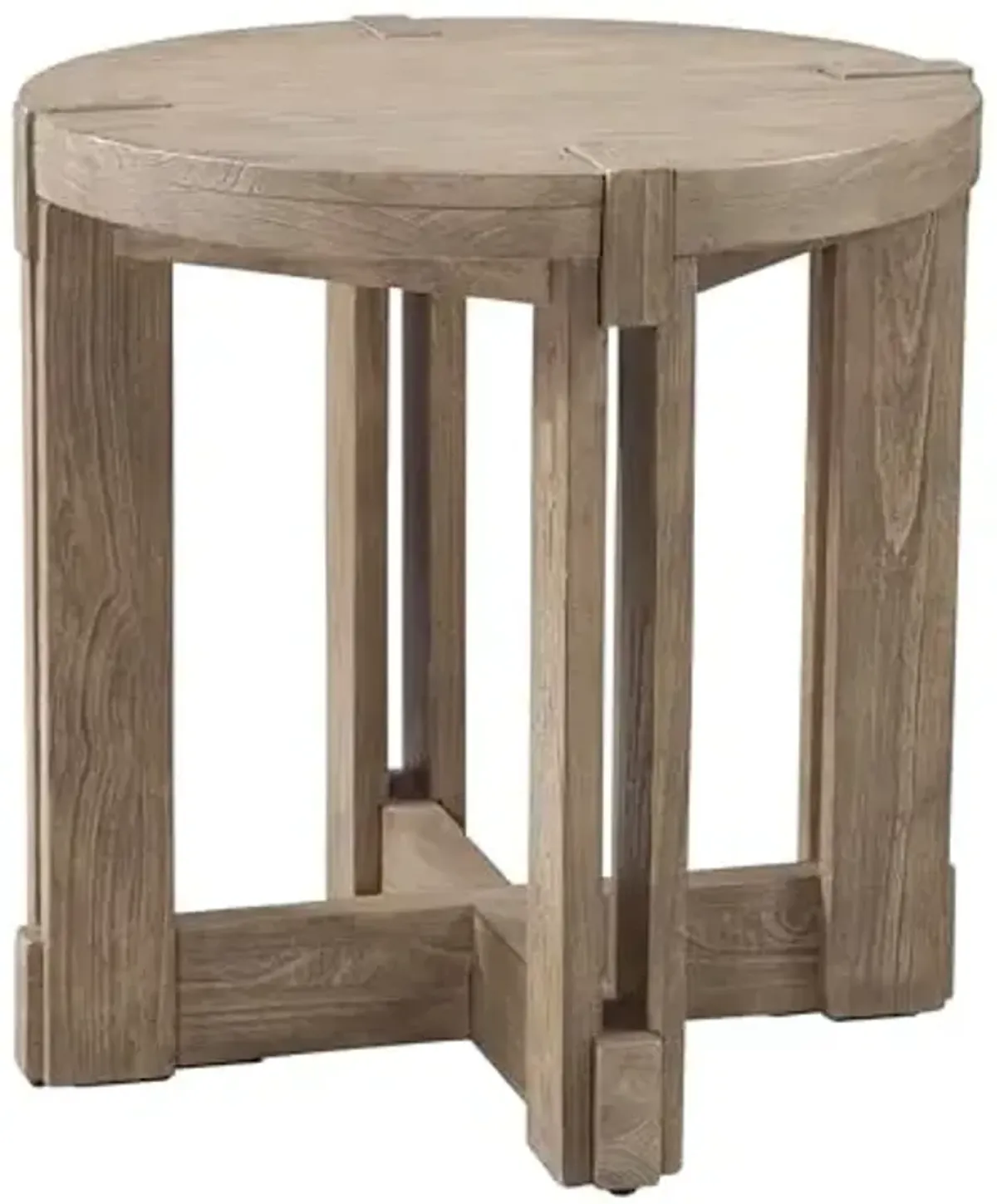 Bassett Mirror Company McGuire End Table - Natural Mindi Wood