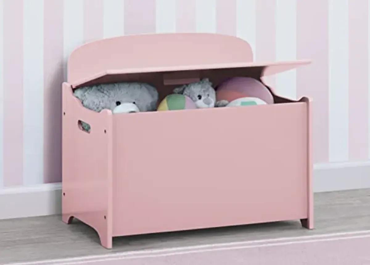 Delta Children MySize Deluxe Toy Boxes, Dusty Rose and Deep Blue