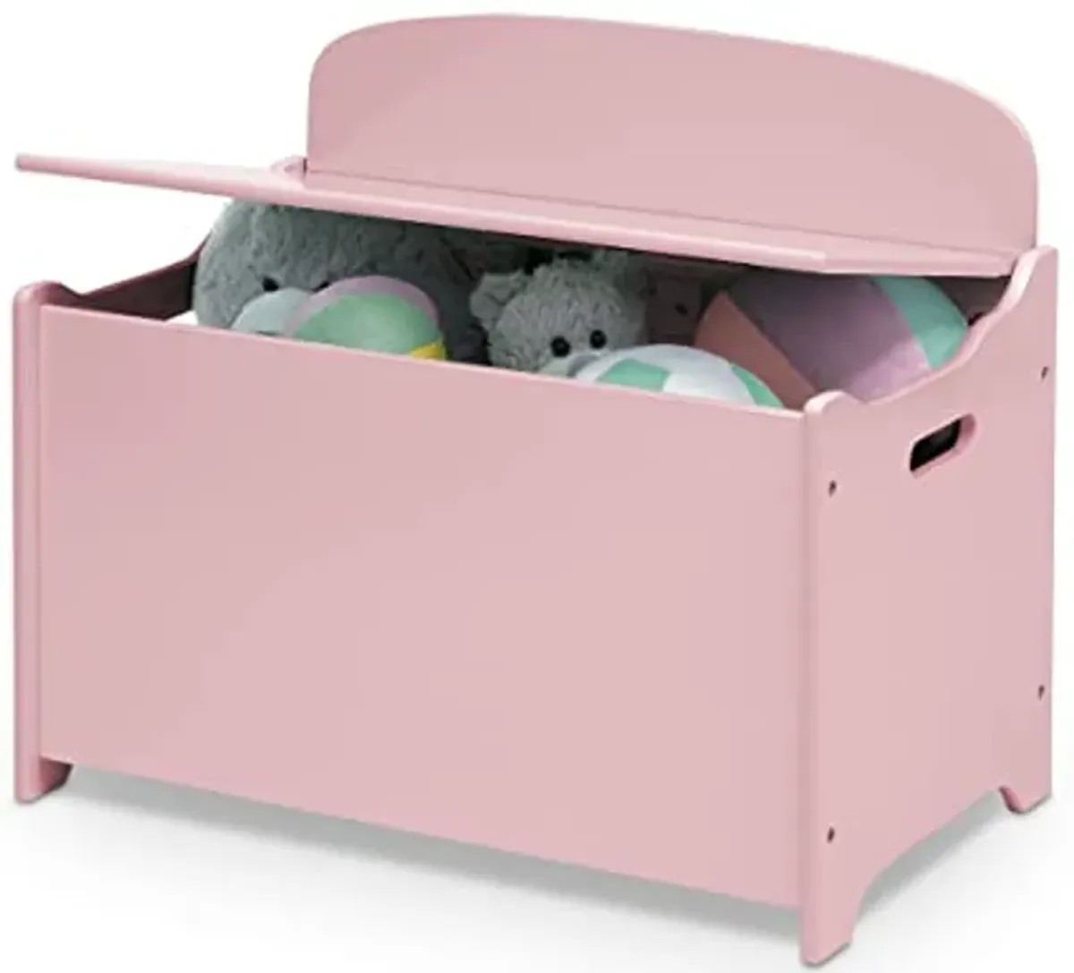 Delta Children MySize Deluxe Toy Boxes, Dusty Rose and Deep Blue