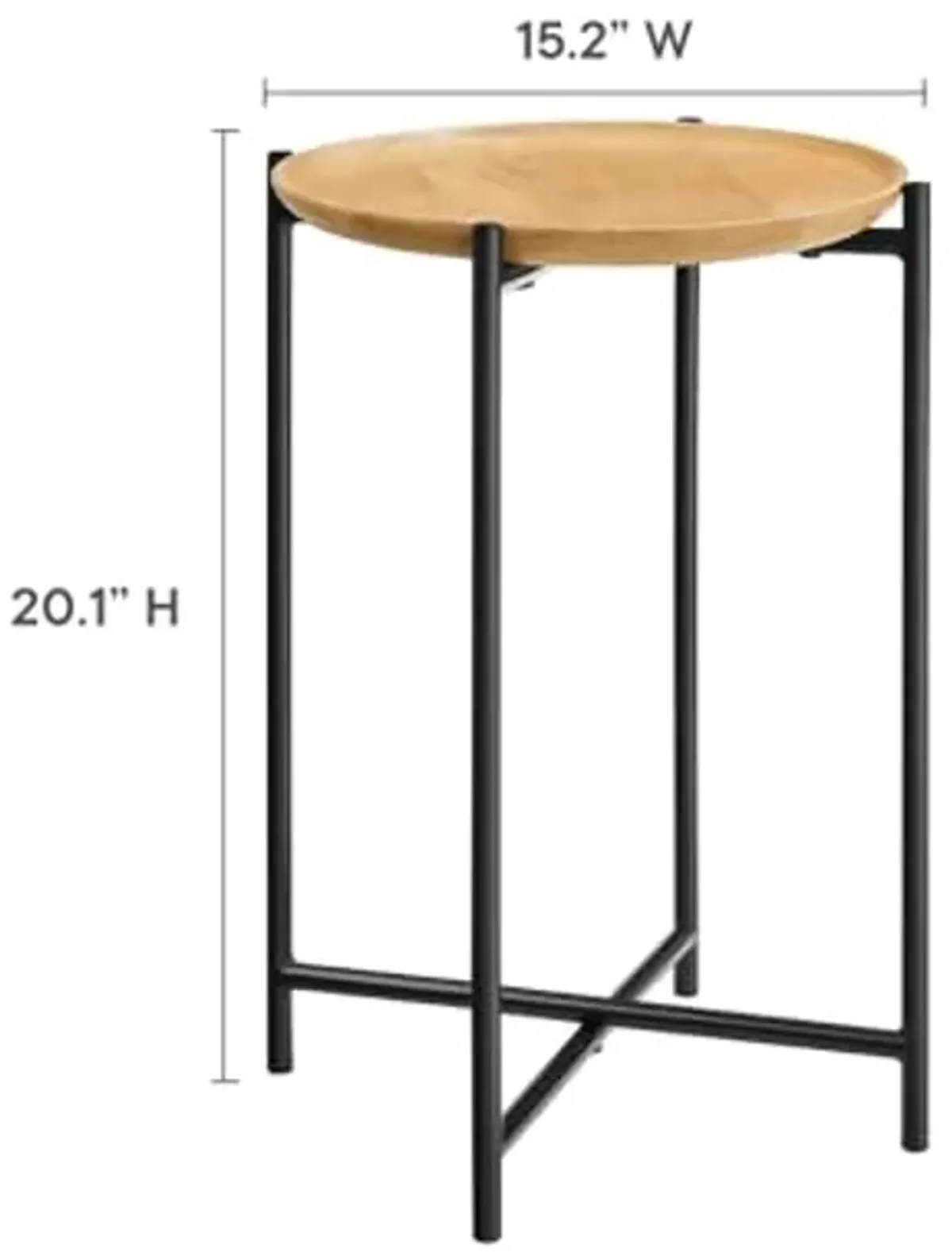 Modway Xilo Side Tables, Oak