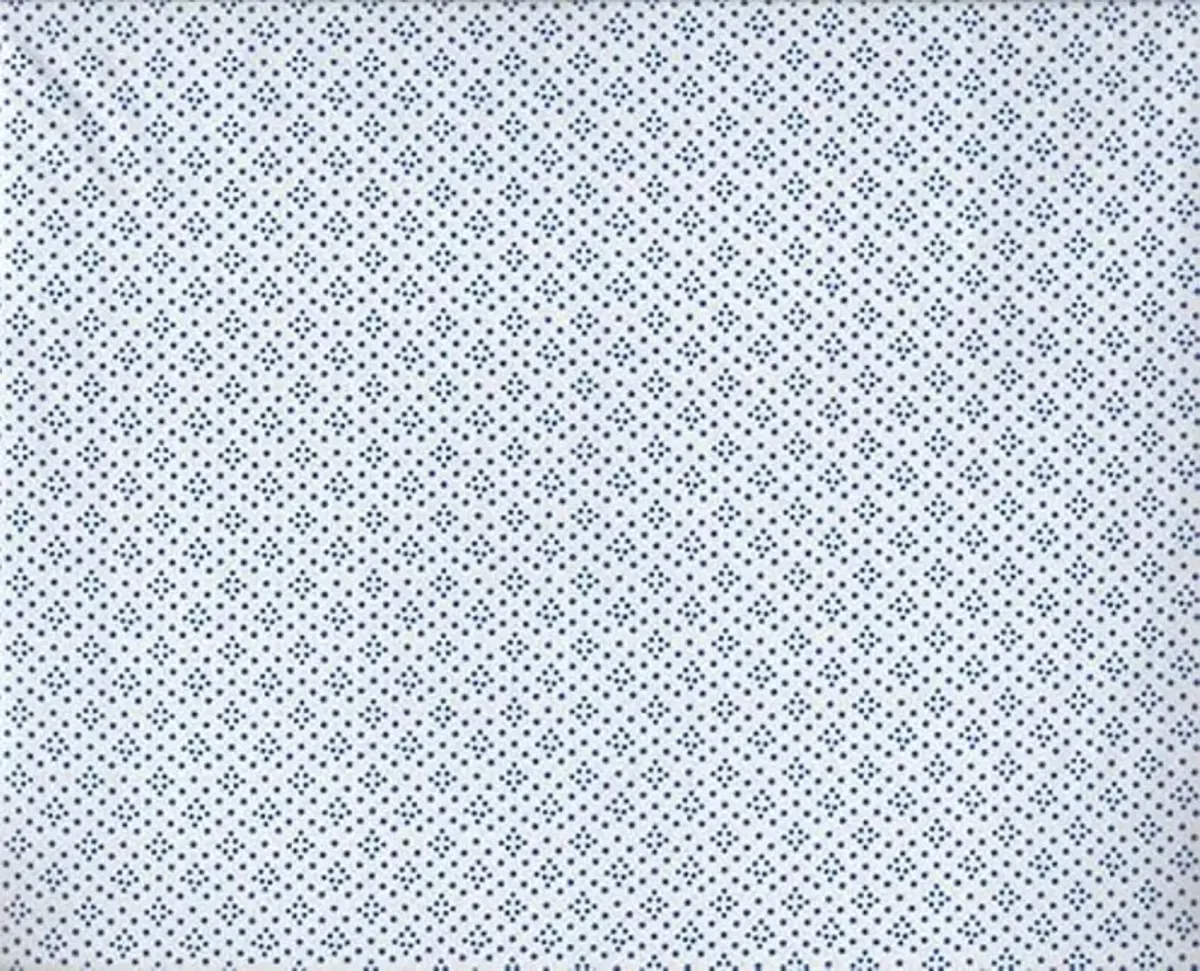 Lauren Ralph Lauren Blue dots 4 pc Full Sheet Set Blue on White