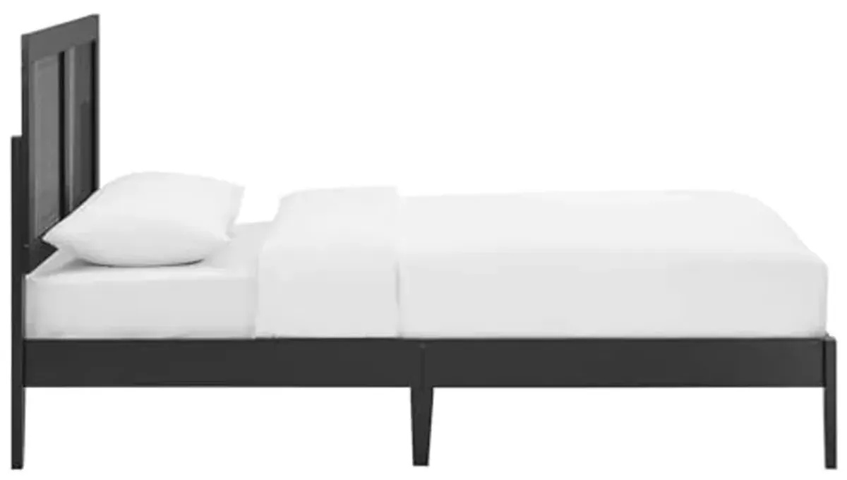 Modway Sirocco Platform Bed, Twin, Black