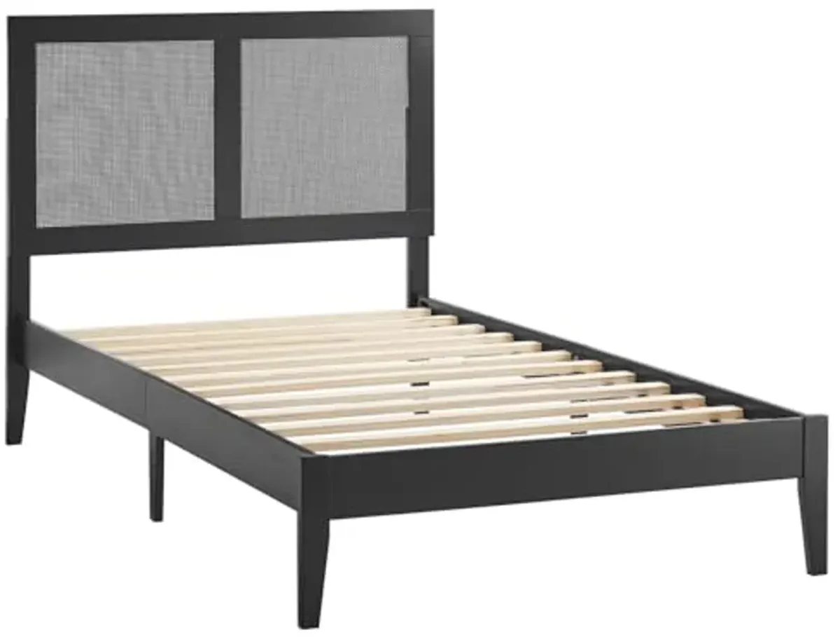 Modway Sirocco Platform Bed, Twin, Black