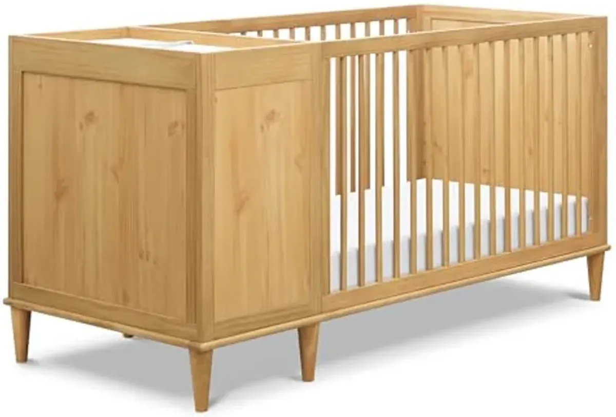 DaVinci Marley 3-in-1 Crib and Changer Combo in Honey