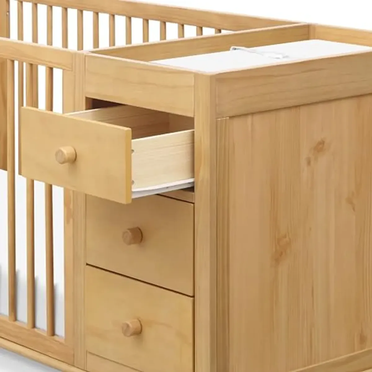 DaVinci Marley 3-in-1 Crib and Changer Combo in Honey