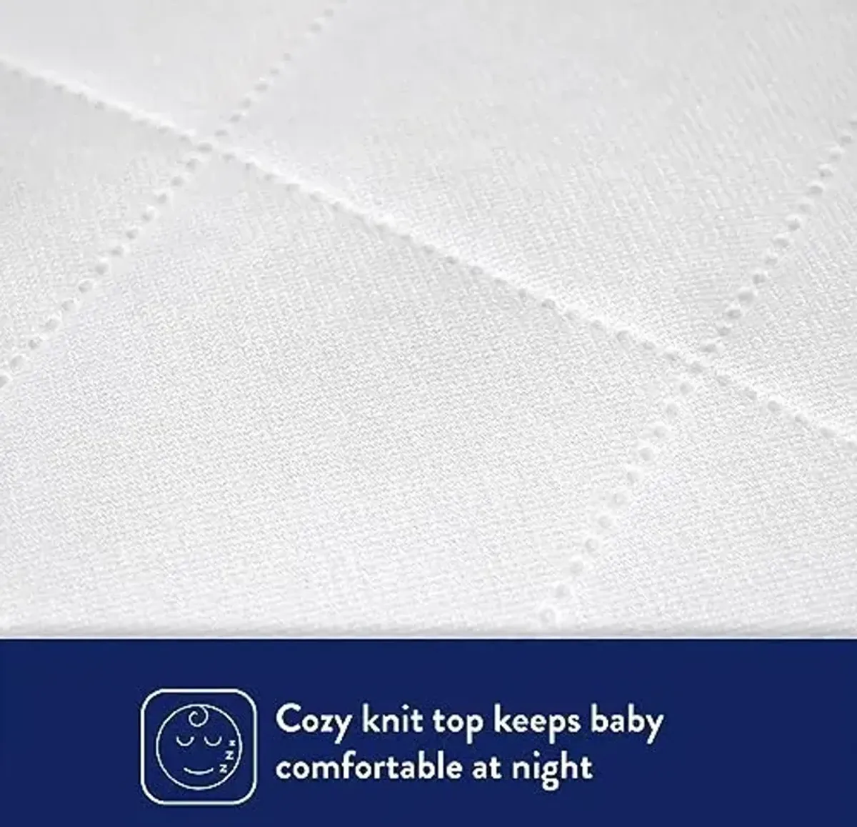 Kolcraft Fitted Waterproof Toddler Bed and and Baby Crib Mattress Pad Cover Protector, Noiseless, Machine Washable and Dryer Friendly, 52" x 28" - White (Pack of 2)