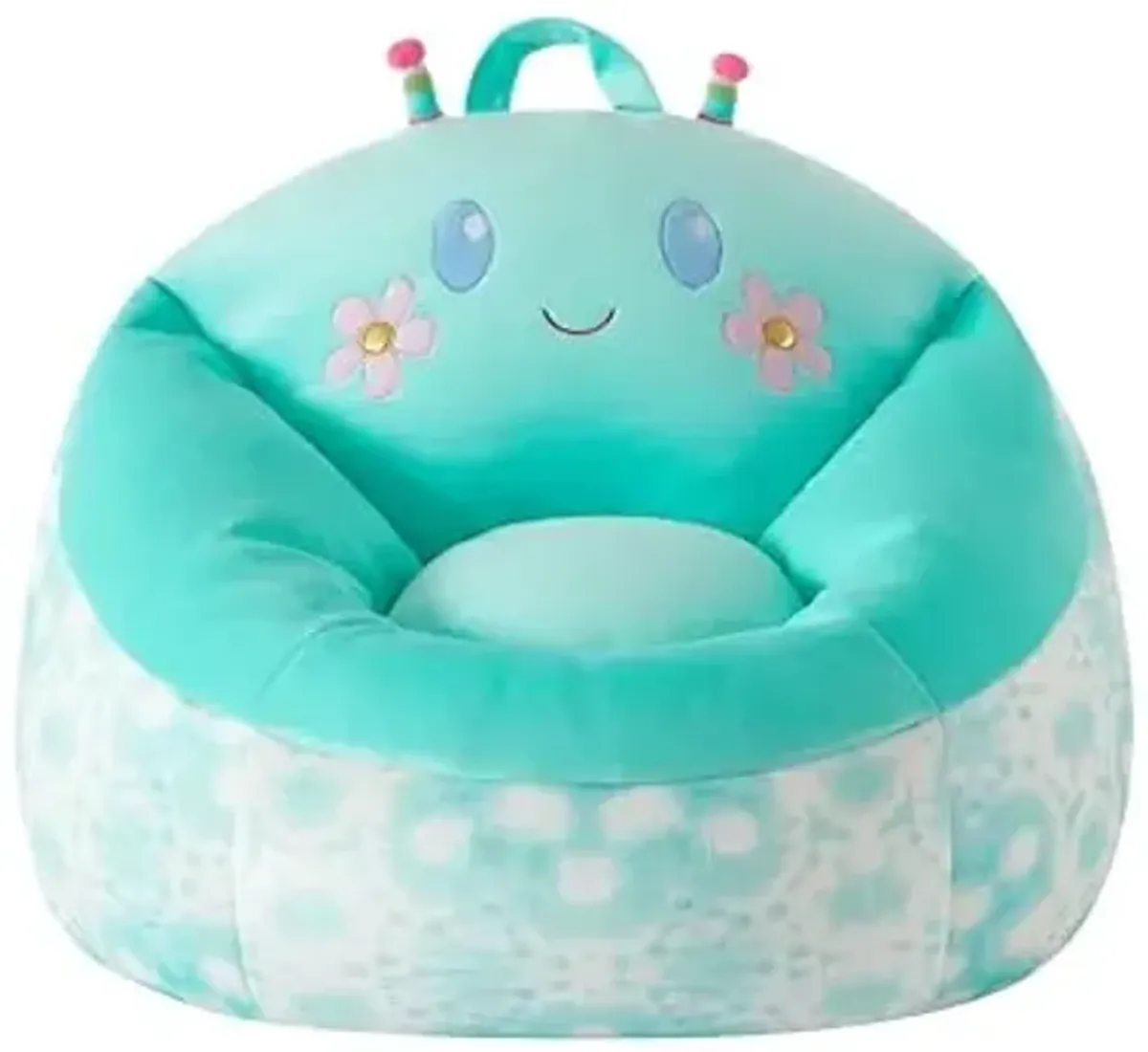 Heritage Kids Micromink Squishy Bean Bag Chair for Kids Ages 3+, Figural Butterfly