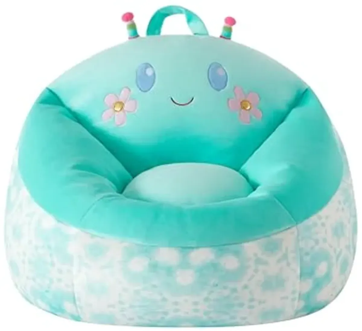 Heritage Kids Micromink Squishy Bean Bag Chair for Kids Ages 3+, Figural Butterfly