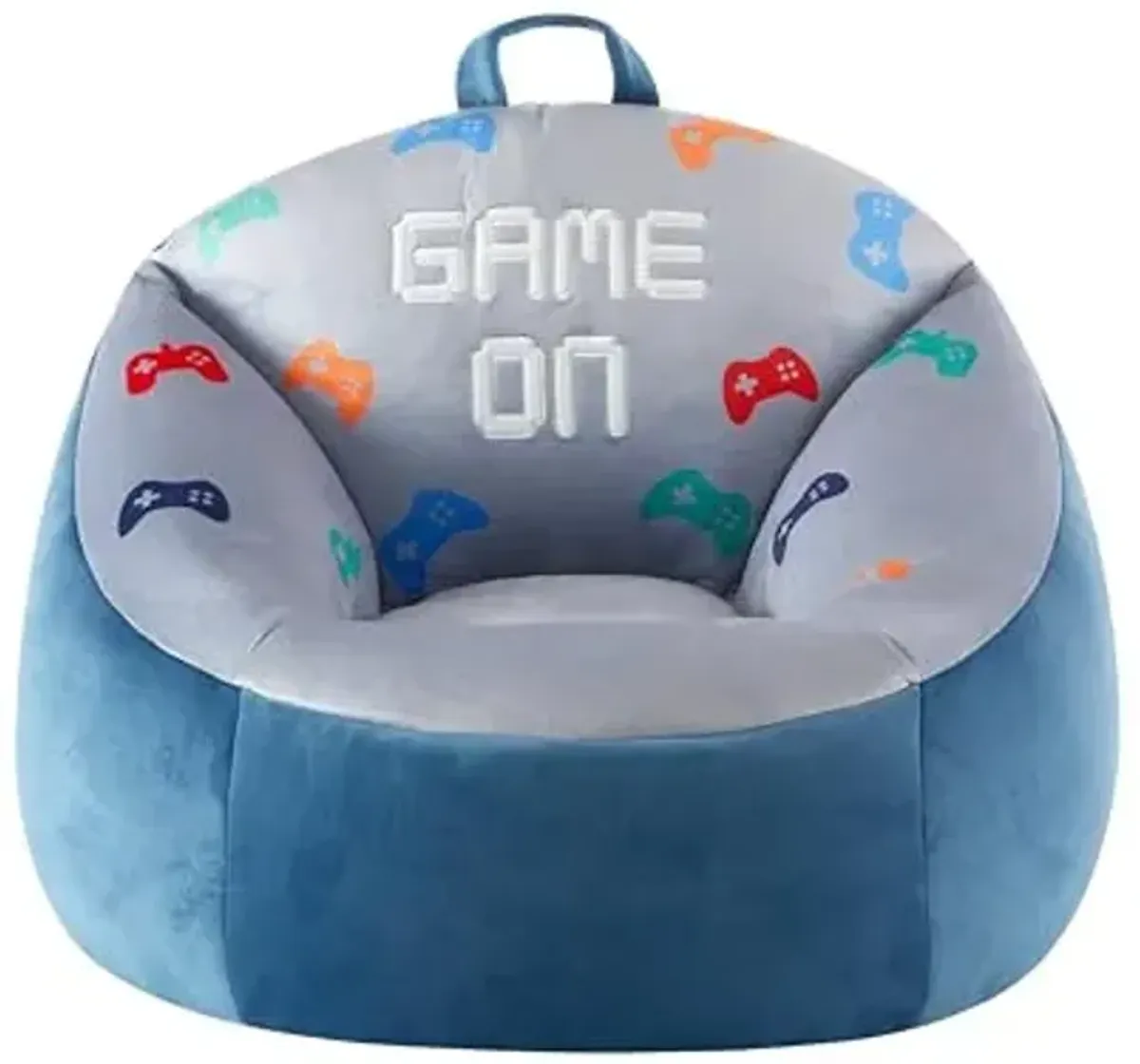 Heritage Kids Micromink Squishy Bean Bag Chair for Kids Ages 3+, Gamer