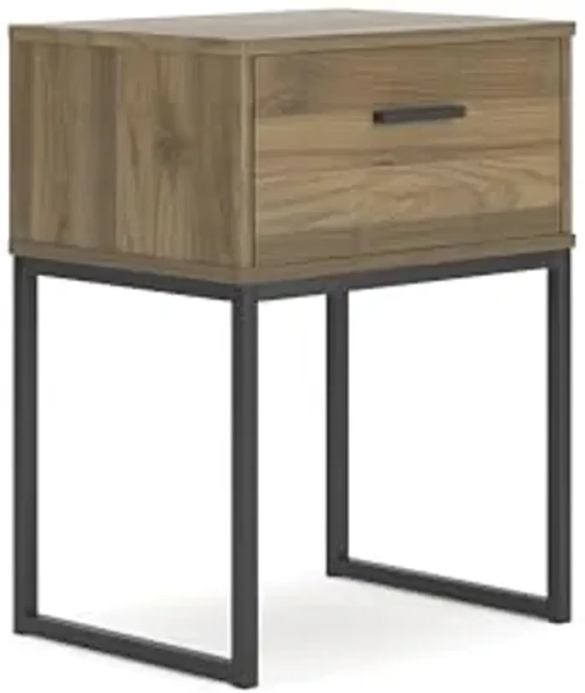 Signiture Design by Ashley Deanlow Nightstand, 20" W x 15" D x 27" H, Light Brown & Black