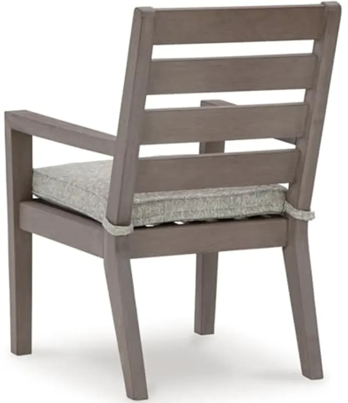 Signature Design by Ashley Hillside Barn Outdoor Dining Arm Chair, Set of 2, 25" W x 27" D x 37" H, Light Brown & Light Gray