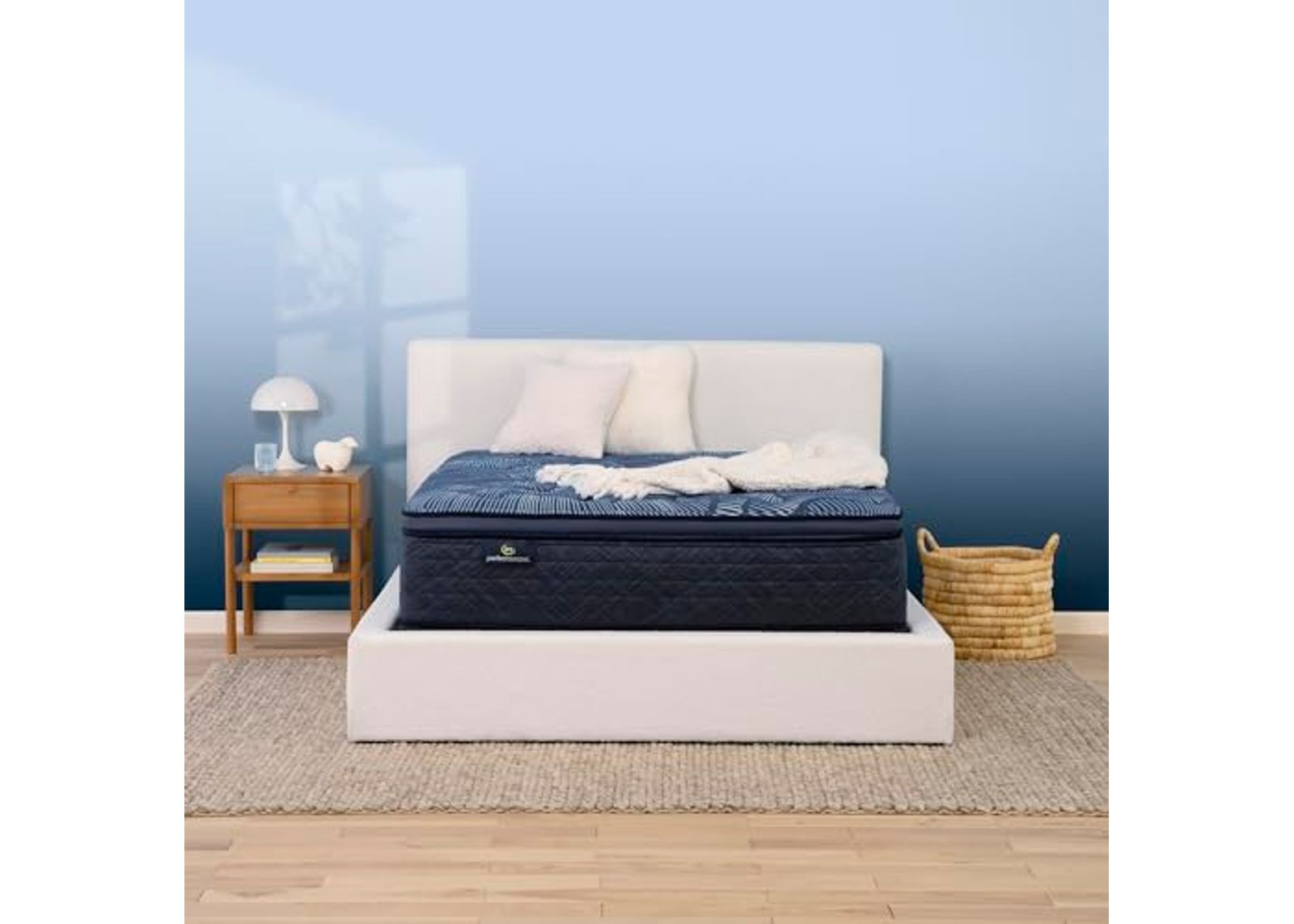 Serta Perfect Sleeper Ultimate 15" California King Mattress - Plush Pillow Top, Cooling Gel Memory Foam, Pocket Innersprings for Motion Isolation, Edge Support, CertiPUR-US Certified - Oasis Sleep