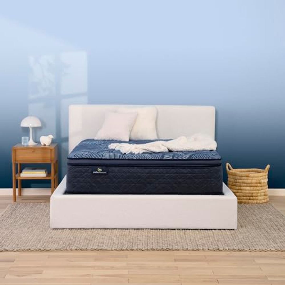 Serta Perfect Sleeper Ultimate 15" California King Mattress - Plush Pillow Top, Cooling Gel Memory Foam, Pocket Innersprings for Motion Isolation, Edge Support, CertiPUR-US Certified - Oasis Sleep