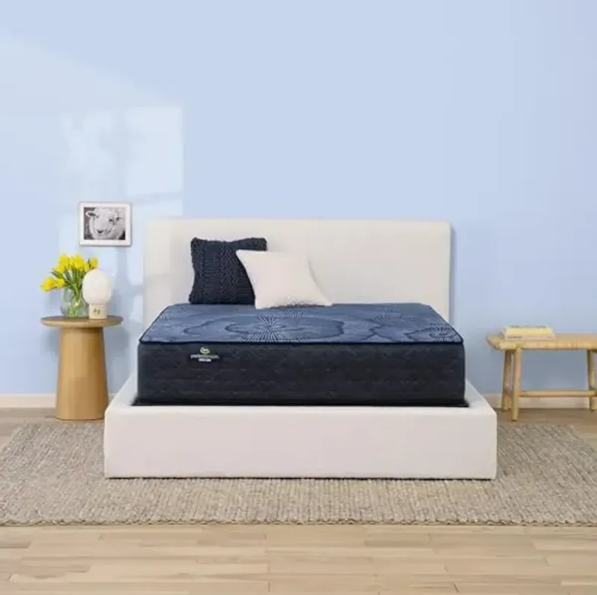 Serta Perfect Sleeper Hybrid Standard 12" King Mattress - Firm, Cooling Gel Memory Foam, Pocket Innersprings for Motion Isolation, Edge Support, CertiPUR-US Certified - Pacific Peace