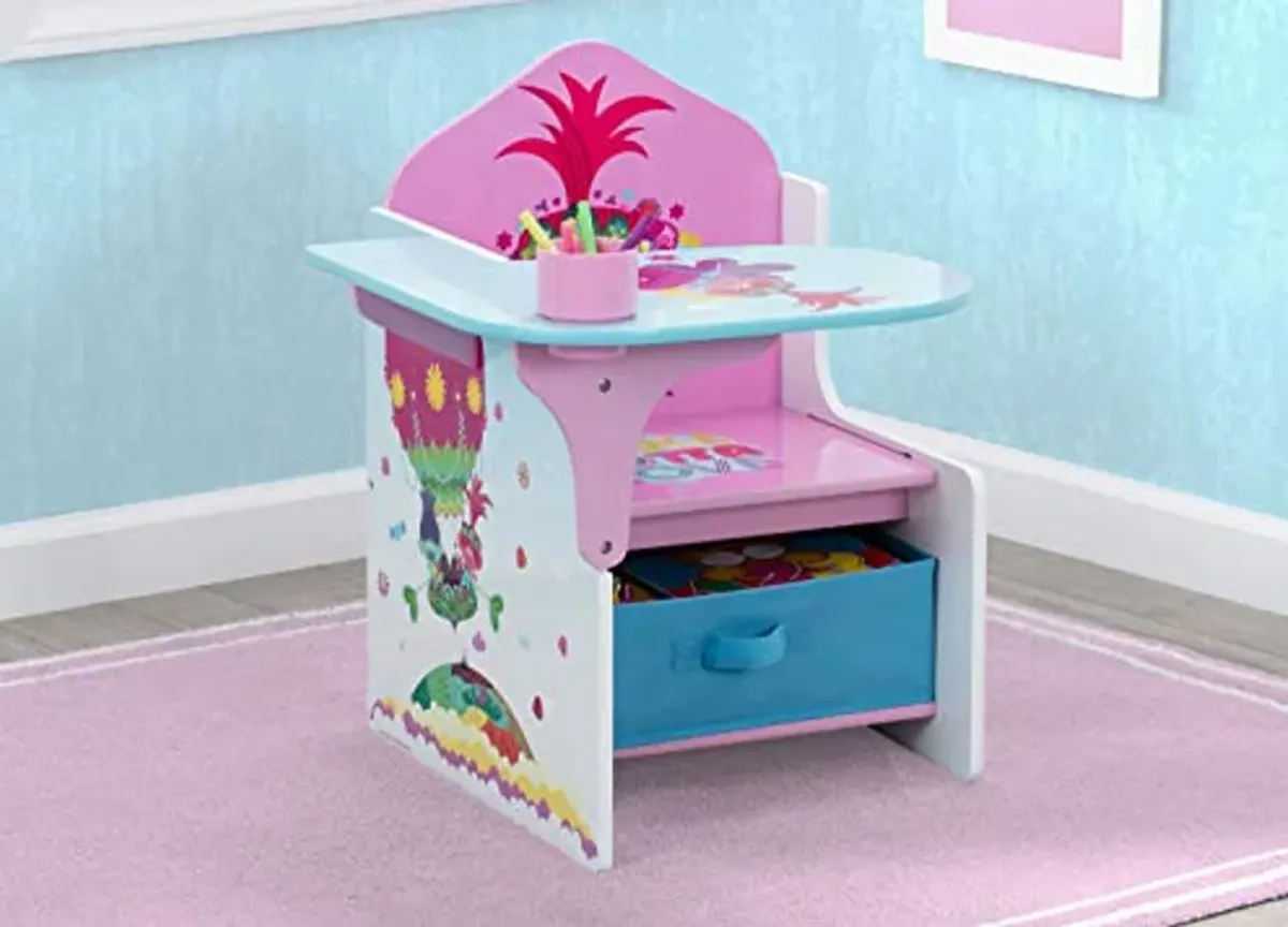 Delta Children Chair Desk Bundle - Minnie Mouse & Trolls World Tour