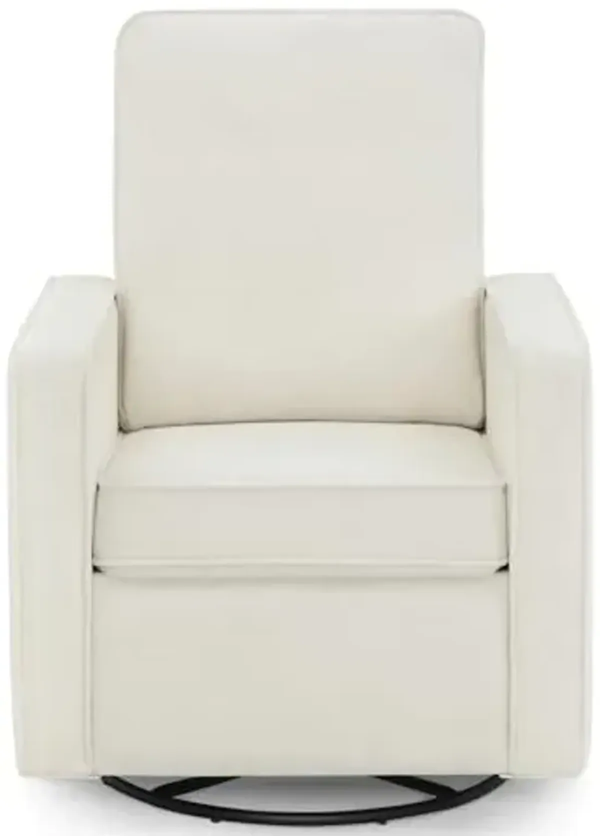 Delta Children Luna Nursery Swivel Glider - Greenguard Gold Certified and Oeko-TEX Standard 100 Fabric, Oatmeal