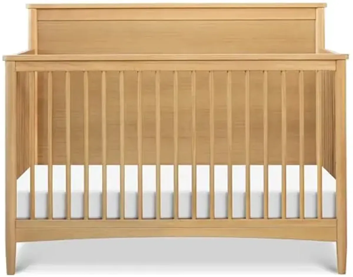 DaVinci Frem 4-in-1 Convertible Crib in Honey, GREENGUARD Gold Certified