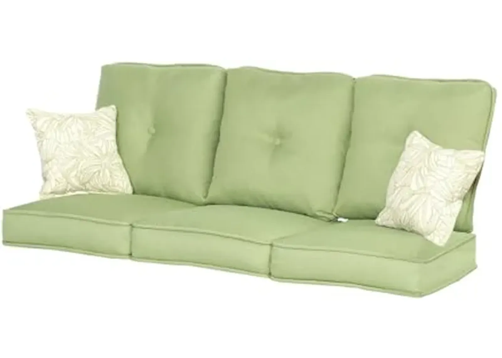 Hanover Green Replacement Orleans Sofas in Avocado, Weather-Resistant, Back Cushions, and Accent Pillows for Outdoor Seating Set, 1pc